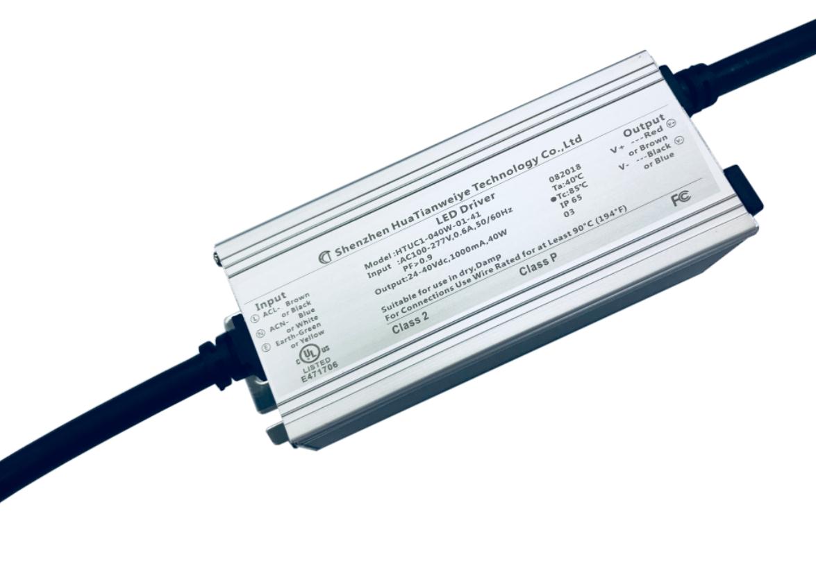 40W IP65 Constant Current led driver UL